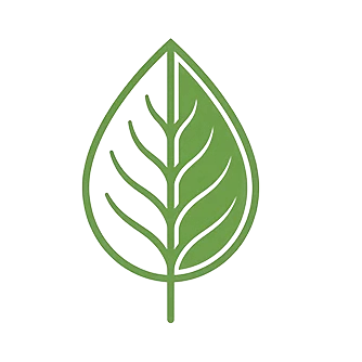 Icon of green leaf